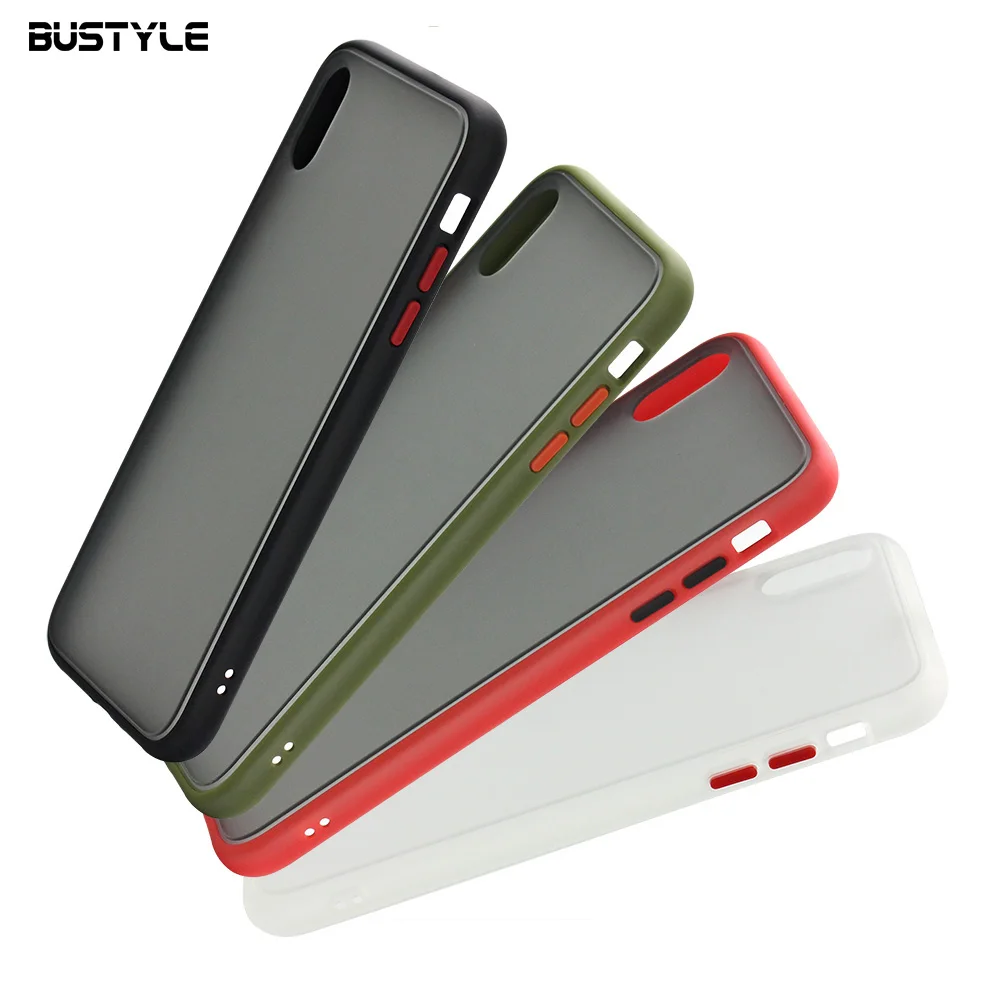 New arrival anti shock case for iphone 11 pro max 5.8 6.1 6.5 inch hard PC material matte TPU frosted phone case 7 8 x xr xs max