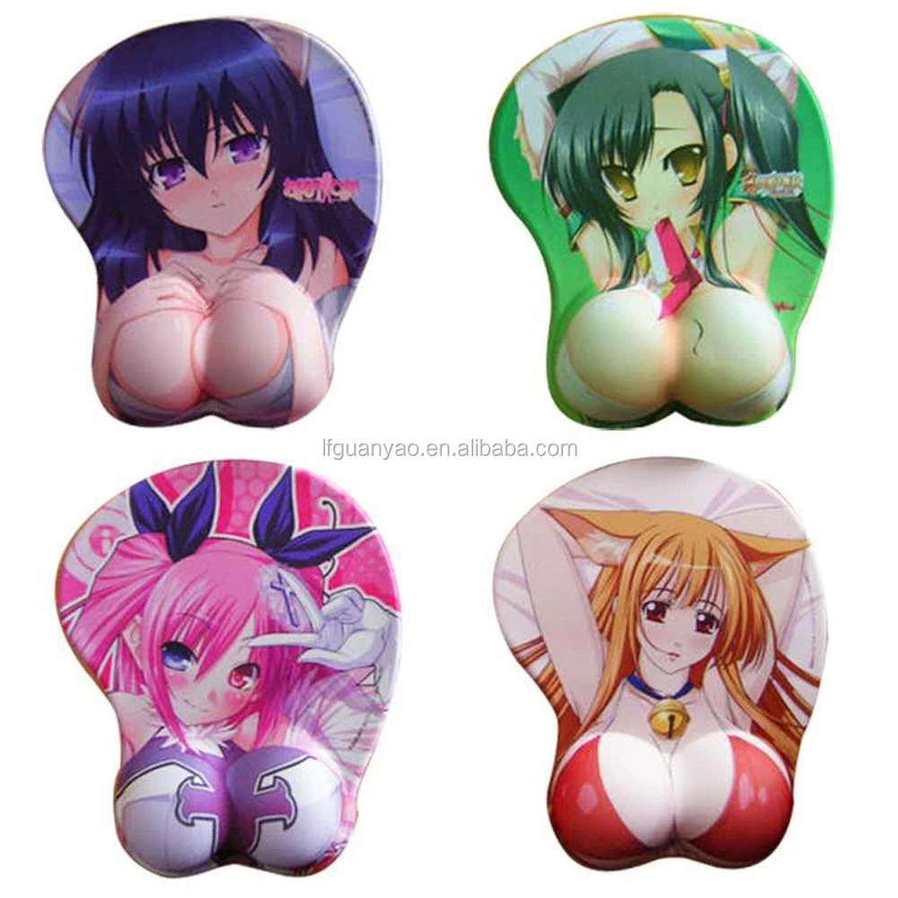 3d Open Sexy Girl Big Boob Breast Silicone Gel Wrist Rest Elevated Nipple  Part Anime Mouse Pad - Buy Anime Mouse Pad,Elevated Nipple Part Anime Mouse  Pad,Silicone Gel Wrist Rest Mouse Pad