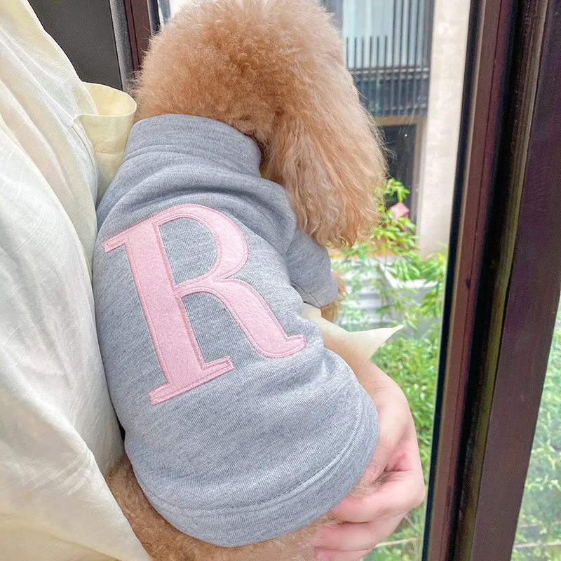 

Custom Blank Embroidered Large Polyester Dog Shirt, As photo