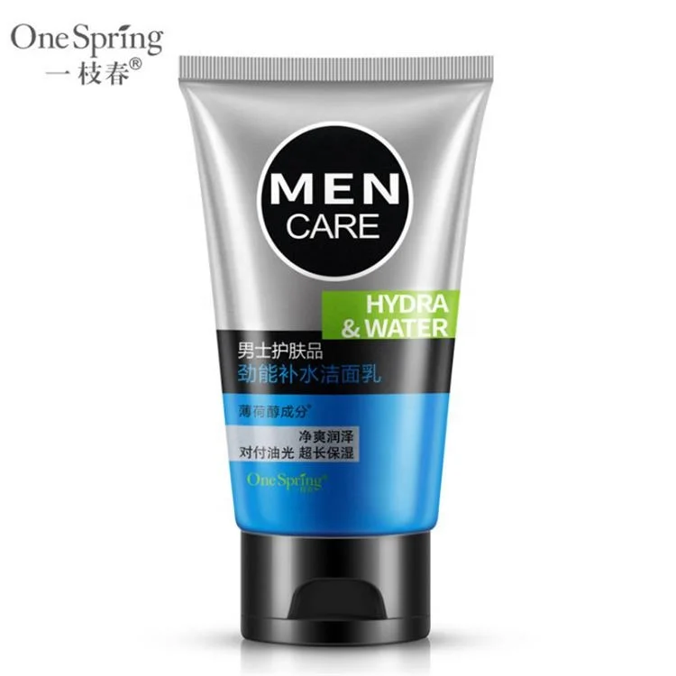 

YANMEI Factory OEM natural herbal men moisturizing oil control brightening facial cleanser for men oily skin, White