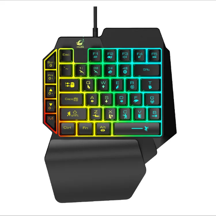 

Best Seller Gaming Mechanical Keyboard Mouse Combos For Gamer, Black