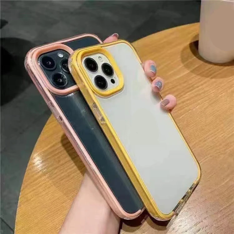 

Eco Friendly Candy Color 3in1 Detachable Style Ultra Thin Transparent TPU PC Smart Mobile Cell Phone Cover Case For Redmi 9A