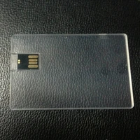 

Transparent Wallet USB Card Business Card USB Flash Drive 2GB USB Flash Disk