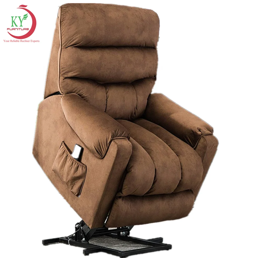 

JKY Furniture Comfortable Fabric and Leather Adjustable Popular Recliner Power Lift Chair with Massage and Heating For Older