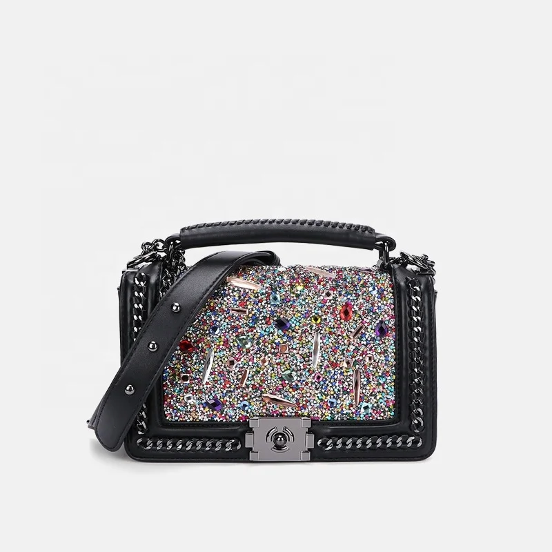 

Fashion designer leather crossbody handbags famous brands luxury purses vendors chain lady party bags women hand bag