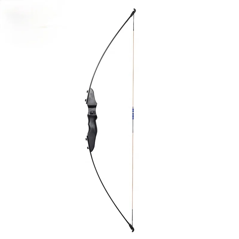 

Archery Hunting 40 LBS Bow and Arrow Takedown Black Fiberglass Limbs Wooden Riser Straight Recurve Bow on Sale