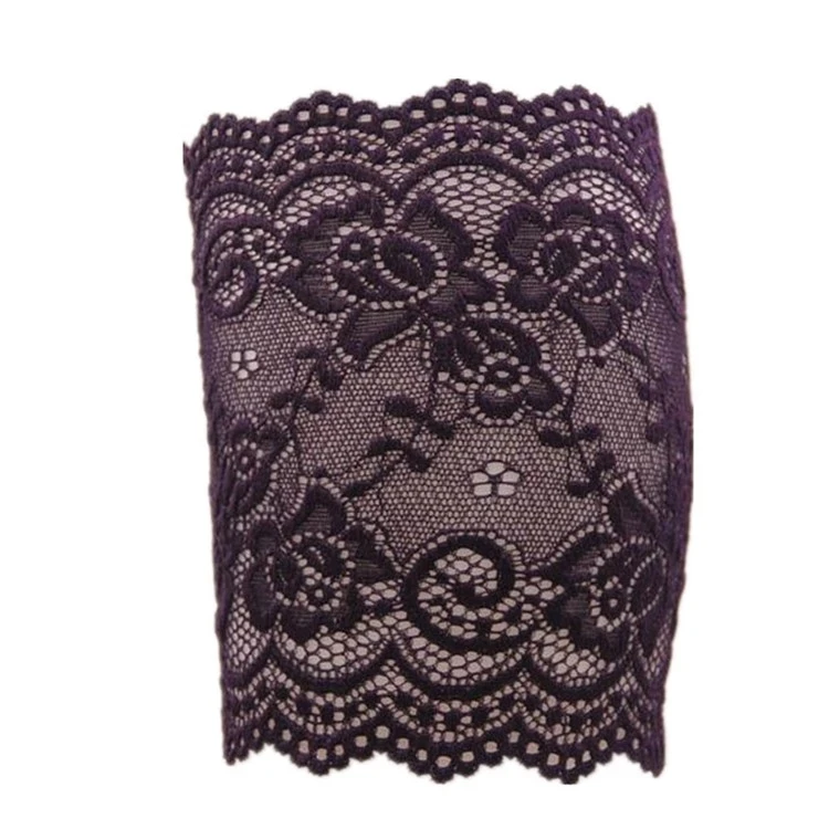 
fashion ladies stretchy lace floral short boot cuffs 