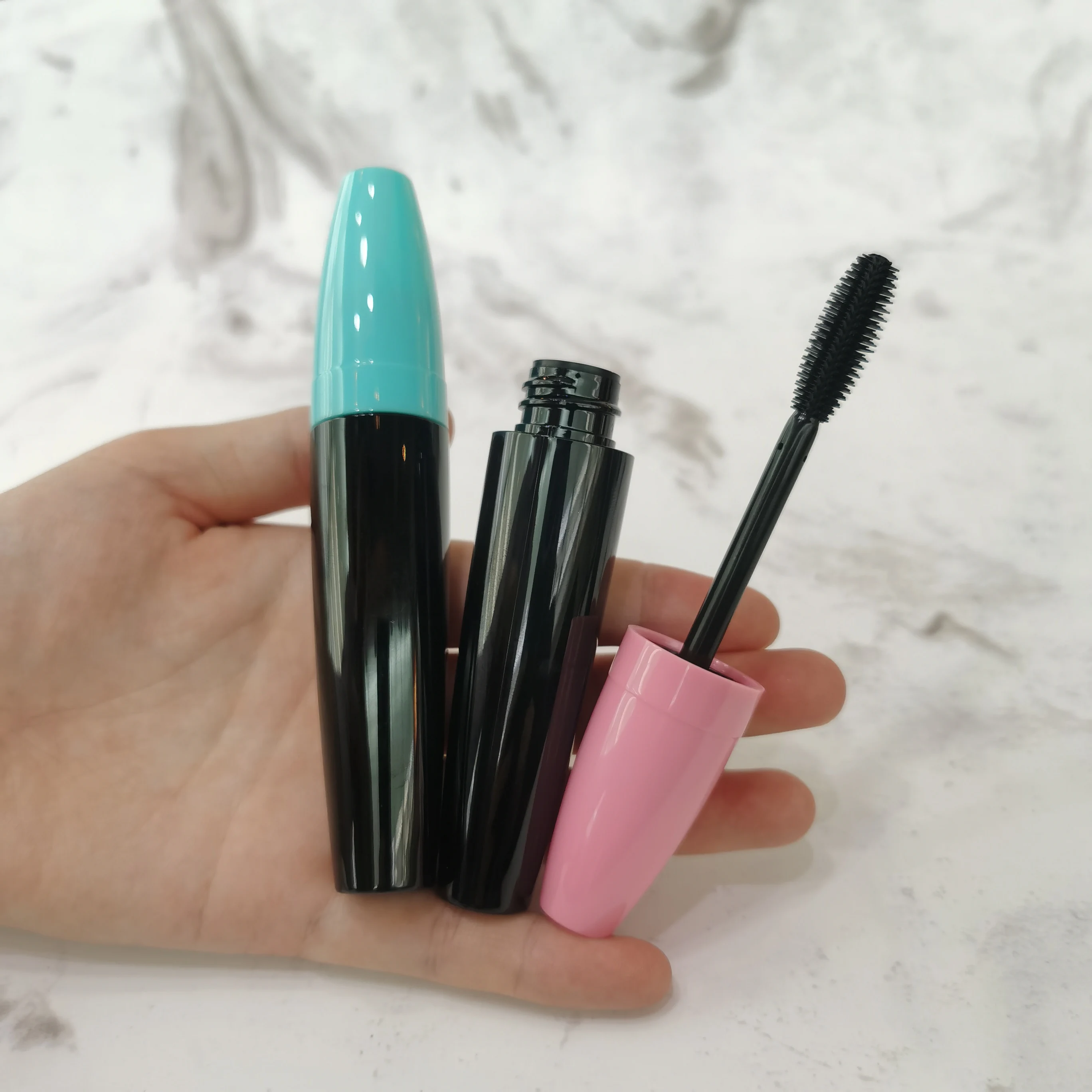 Wholesale Pink Empty Mascara Tube Container Private Package Chubby Popular pink mascara container
