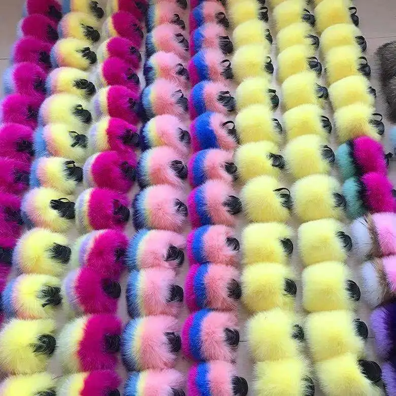 

2021 Summer Soft Sole Slippers Children Unisex Slippers Pvc Material Indoor Real Fur Baby Kid Children Slippers, Customized color