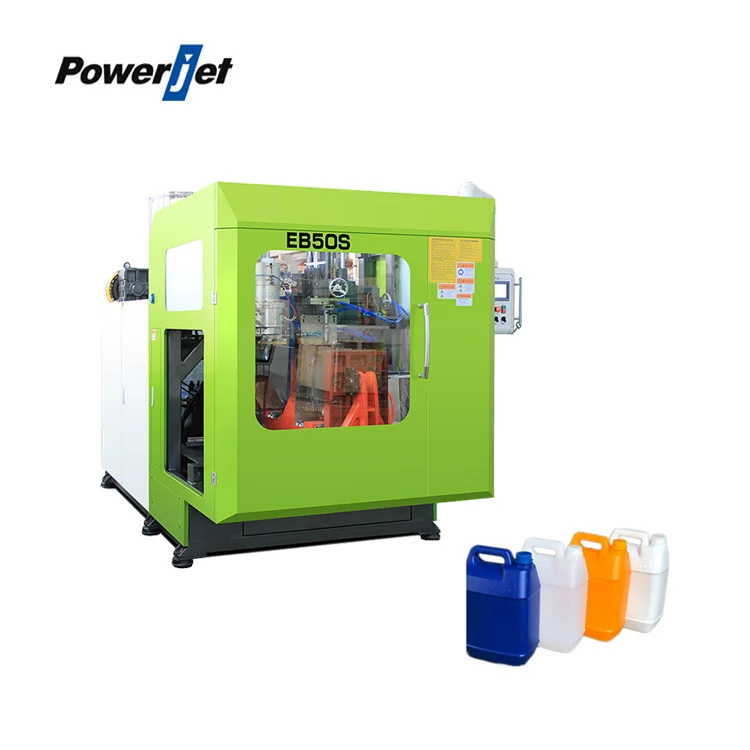 
Powerjet hot sale automatic 1 liter hdpe pp bottle extrusion blowing molding machine 