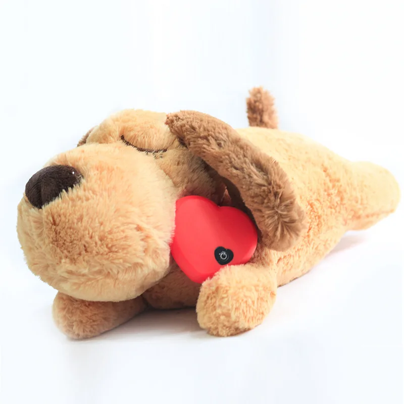 

Dog Sleep Toy Pet Anxiety Companion Interactive Plush Heartbeat Cat Toys For Dogs, Picture showed