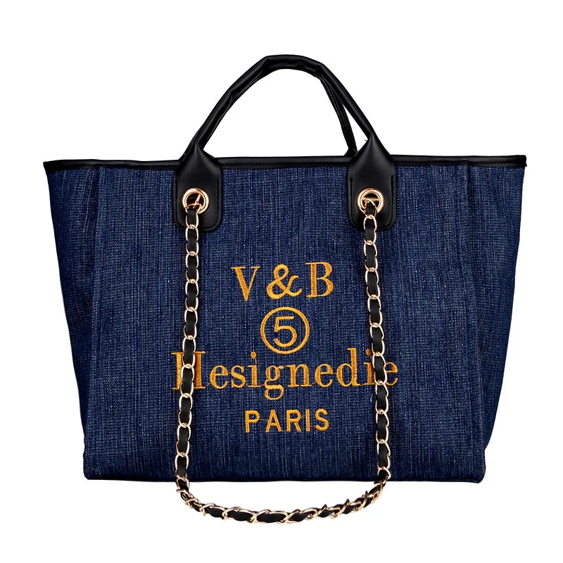 

large canvas fashion handbag Large Bag 2021 New One Shoulder Women Bag Short Distance Travel Cowboy Bag