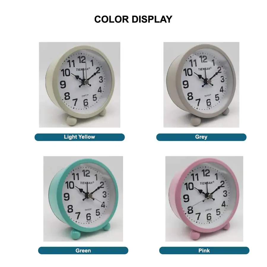 Silent Sweep Smart Round Vibrating Ring Alarm Clock Buy Alarm Clock