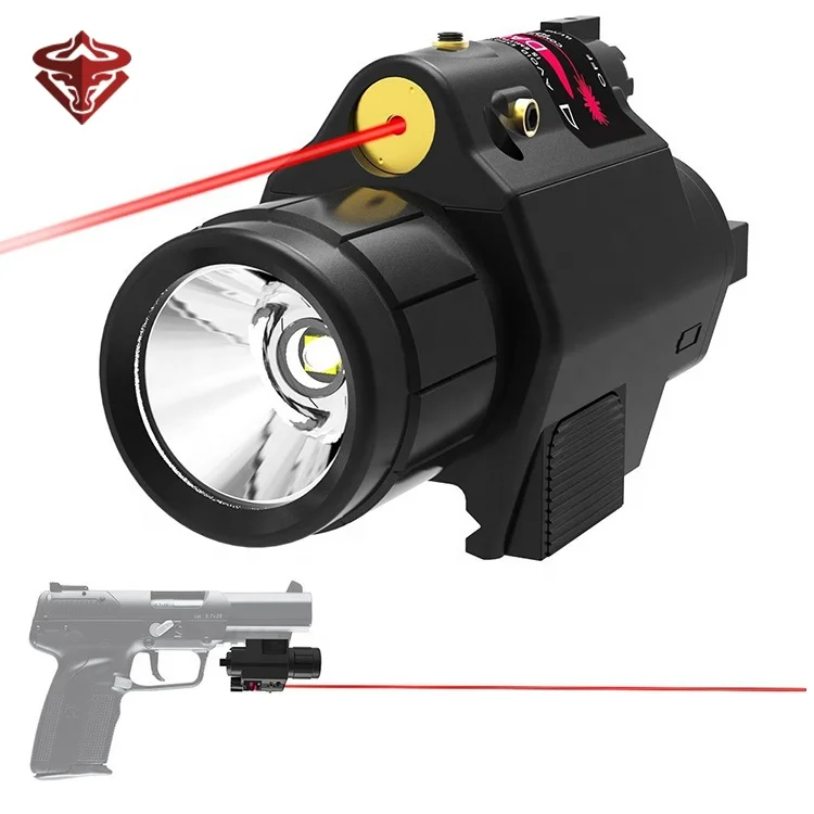 

Tactical Flashlight Combo Red pointer Sight weapon light scope for glock Airsoft rifle Pistol Gun laser light Flashlight