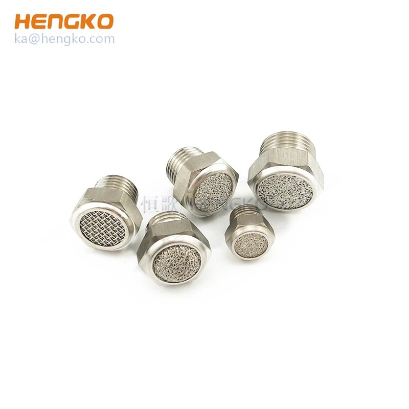 
sintered Brass stainless steel flat-top muffler 