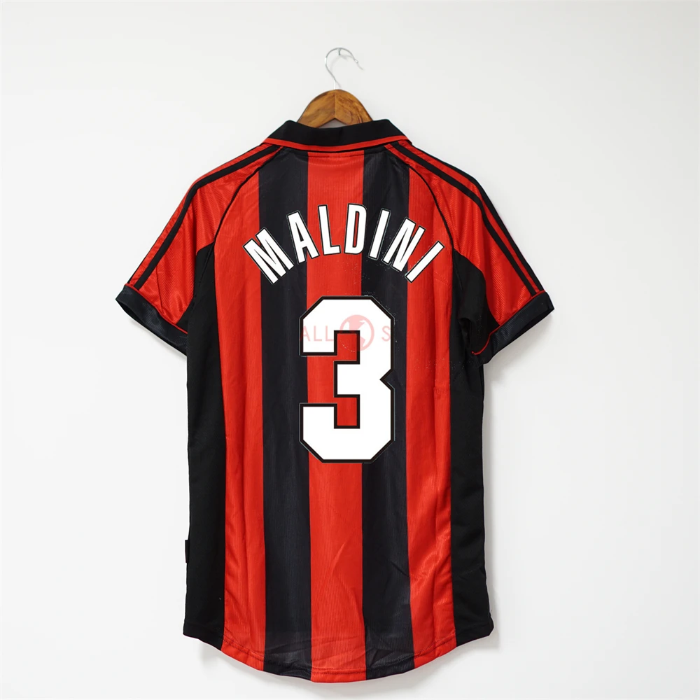 

maldini vintage soccer jersey old school football men shirts wholesale cheap retro shirts