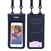 Waterproof diving dry bag mobile phone case shell with earphone hole