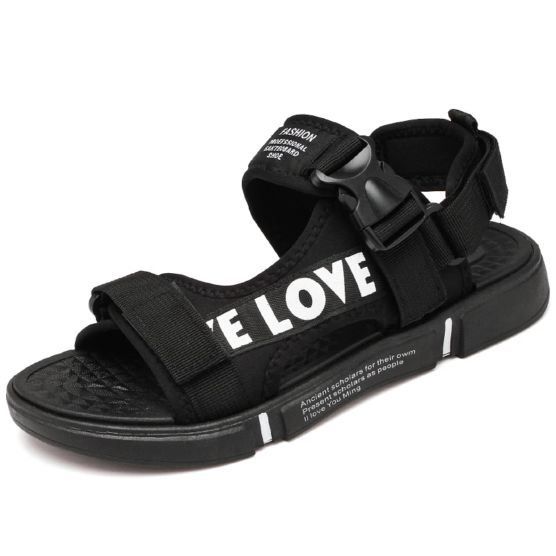 

New design summer flat beach sandals men shoes men's sandals
