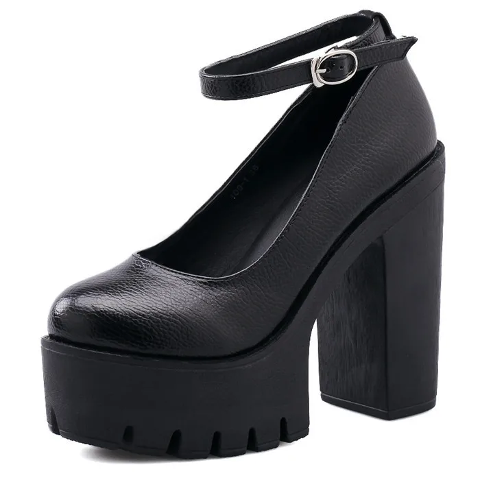 

2022 new spring autumn casual high-heeled shoes sexy thick heels platform pumps