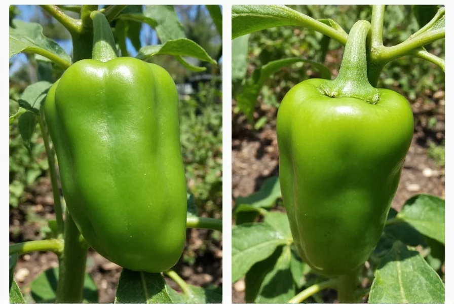 Side-by-side comparison of mature fresno pepper plants showing healthy growth and fruit development in a home garden setting