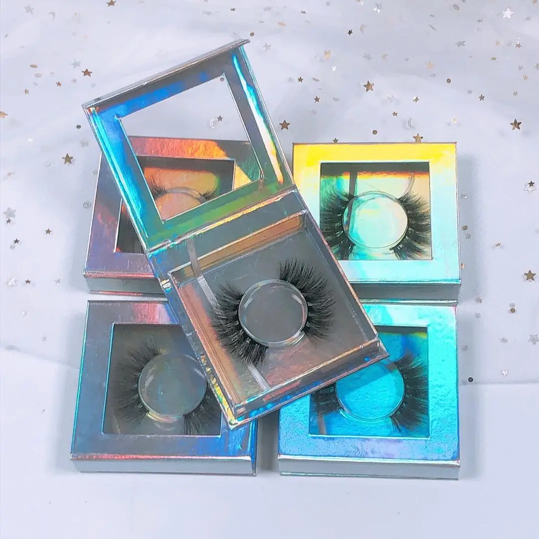 

Wholesale luxury 3d 5d natural fluffy faux mink eyelashes private label vendor korean silk synthetic false eye lashes, Natural black