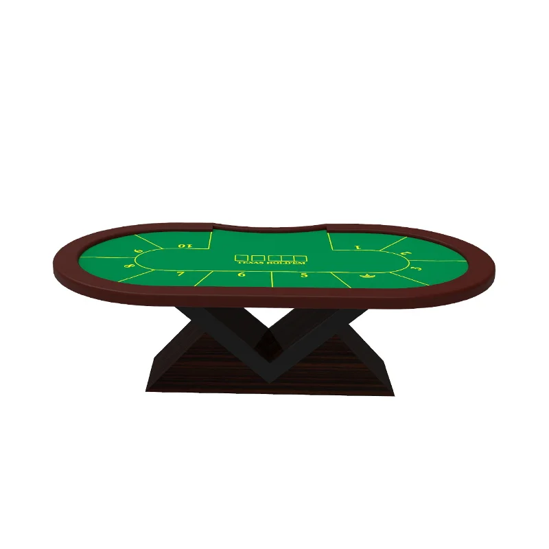 

YH 10 Person Square Special Table Feet Texas Hold'em Poker Table For Casino, Customize