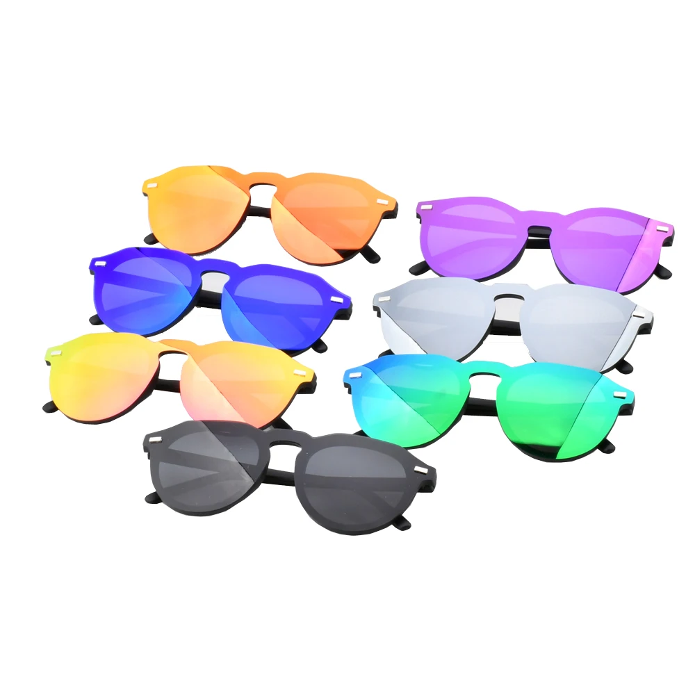 

hotsale 2020 Plastic Mirrored womens shade glasses Custom Sunglasses One Piece Sun Glasses Sunglasses 2021, Custom colors
