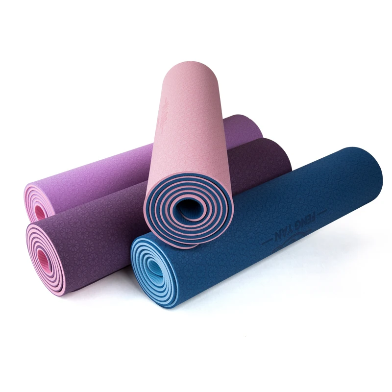 

Wholesale Waterproof High Quality Fitness TPE Yoga Mat Eco Friendly, Customized color