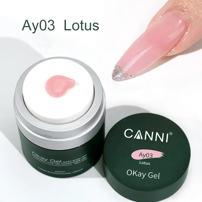 

CANNI Newest Air Pump 30g Acrylic Builder Jelly Nail Crystal Gel Sculpt Gel Soak Off UV Poly Manicure Extension Gel