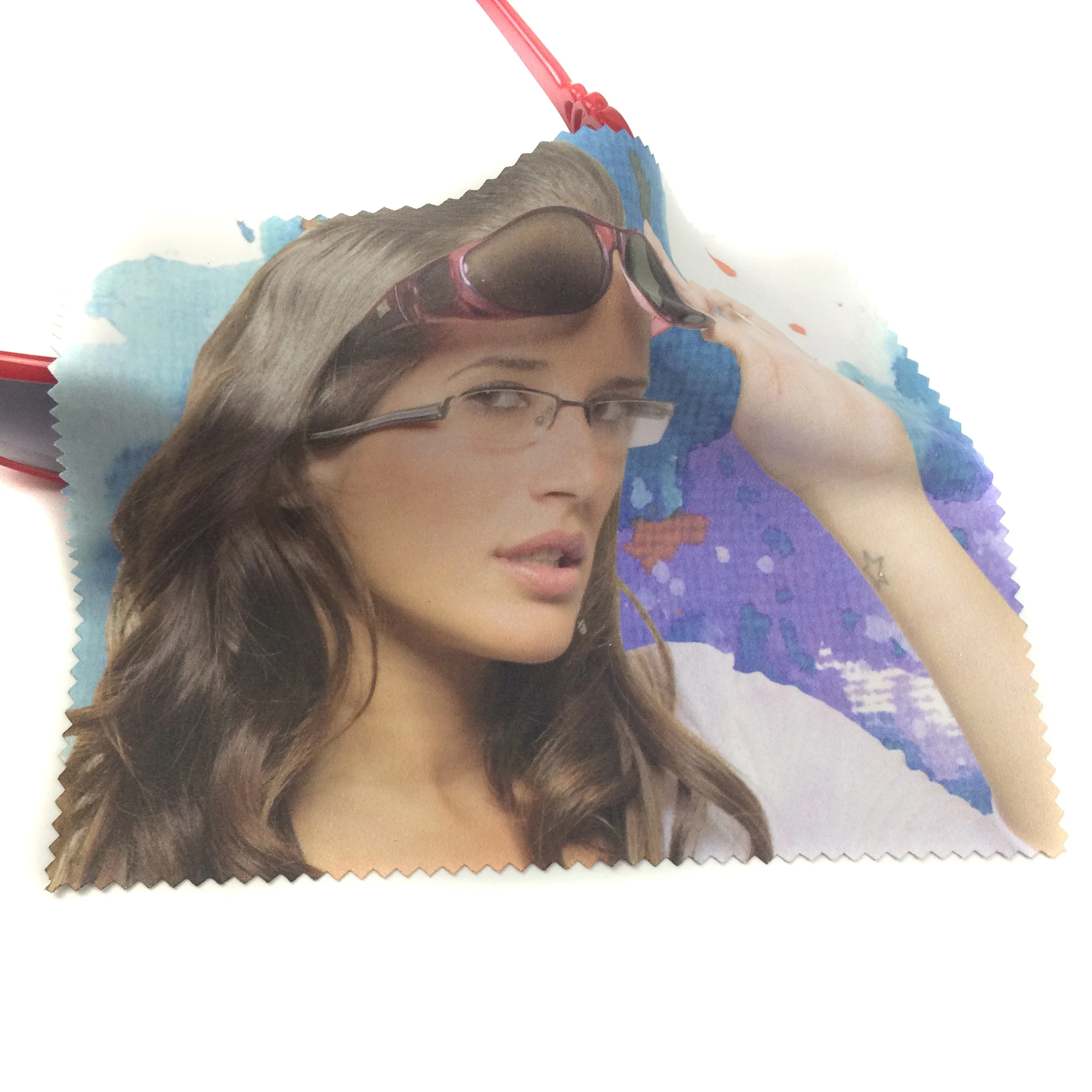 

sublimation print microfiber eyeglasses cleaning cloth soft and quick dry cleaning cloth, Coffee or customized