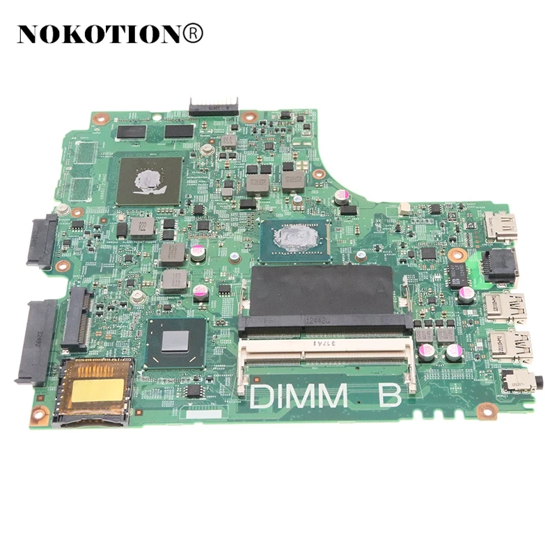 

NOKOTION CN-0TNKT0 0TNKT0 For DELL Inspiron 15R 3421 5421 Laptop Motherboard I3-3227U CPU GT625M GPU 12204-1 DNE40-CR MB 5J8Y4