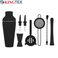 

Custom Logo 8pcs Stainless Steel Bar Tools Mixology 304 cocktail set