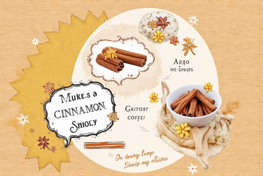 Cinnamon in teacup