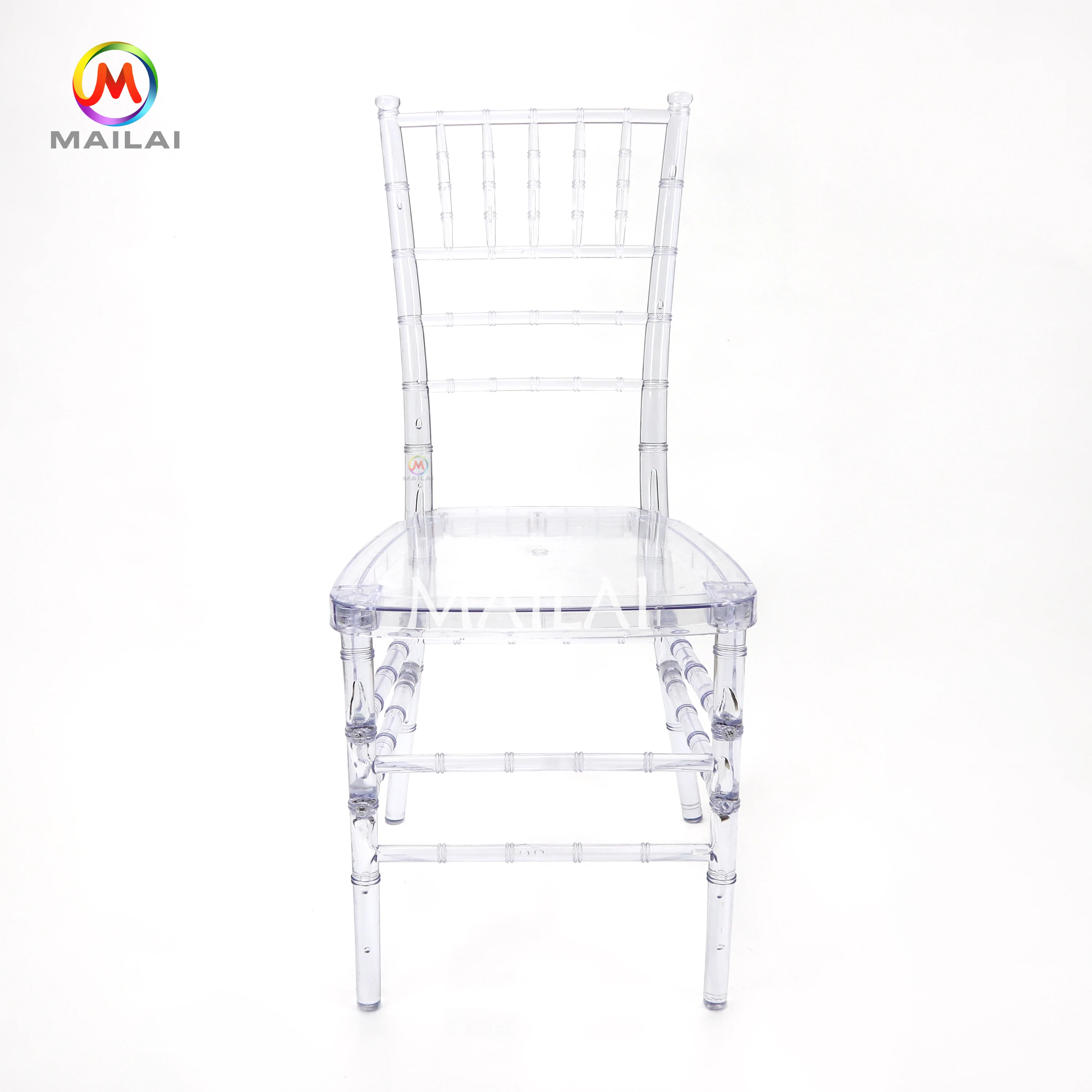 Hot Sale Wedding Chair Event Resin Stacking Clear Resin Chiavari Chairs