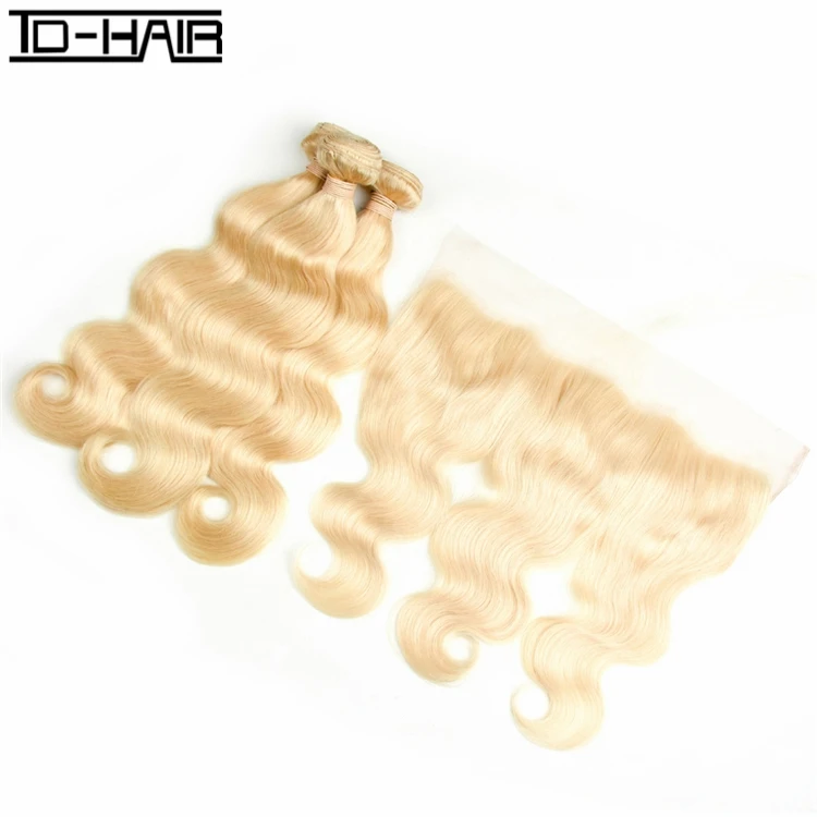 

Peruvian Hair Wholesale Cuticle Aligned Virgin Hair Body Wave 613 Blonde Braiding Hair Extension Bundles Weaves 10''-30'', 613#color (can made any colors you want)