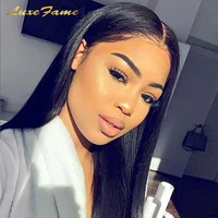 

Luxefame 8- 22 Inch 13x4 Lace Front Human Hair Wigs Preplucked Brazilian Lace Frontal Wig Black Women