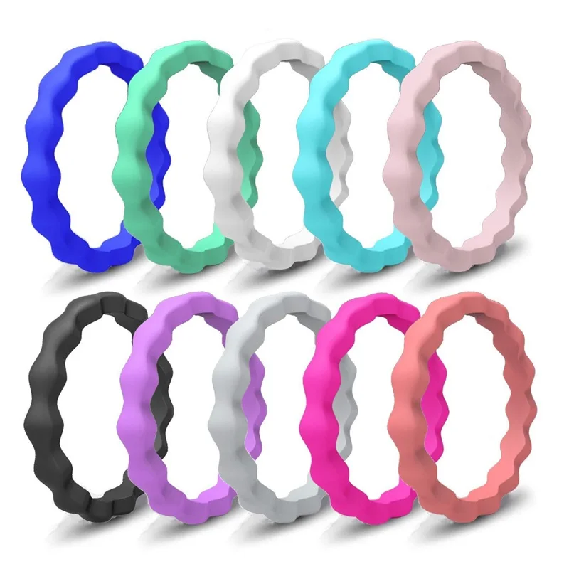 

High Quality Simple And Comfortable Rubber Wedding Ring Silicone rubber wedding rings for men, Picture