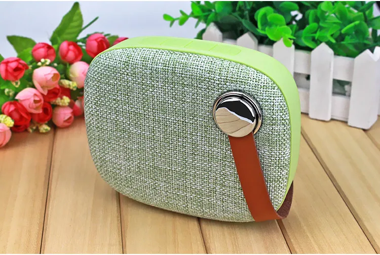 Free Shipping Outdoor Easy Carrying Square Wireless Mini Fabric Blue Tooth Home Spekers Bluetooth Marshall Party Speaker - ANKUX.COM