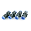 Quick connect fitting PU union straight plastic tube pneumatic fitting