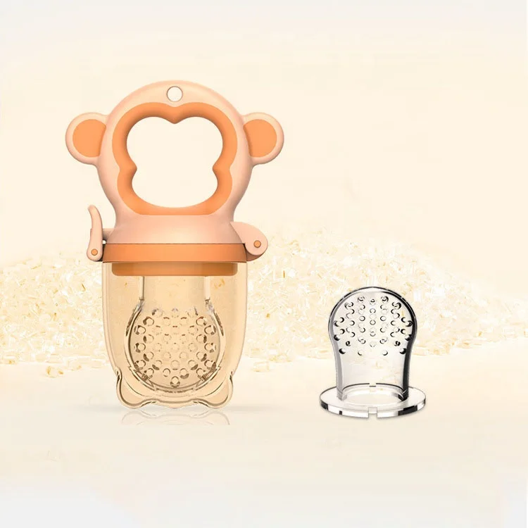 

Custom food grade silicone soother baby products infant fruit teething pacifier, Customized colors