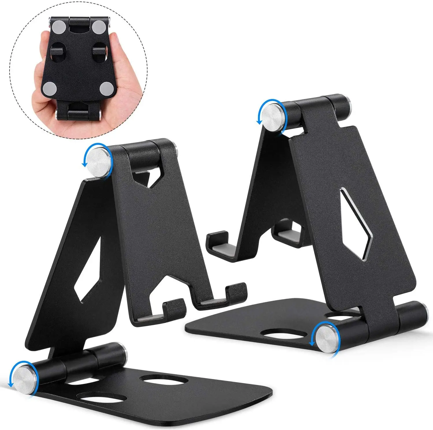 

2021 New Style Adjustable Aluminum Alloy Mobile Phone Holder Phone Stand, Optional