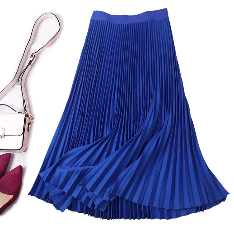 

Wholesale Fashion Skirts Women Long Pleated Skirt For Women, Picture color