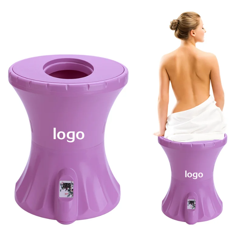 

private label feminine hygiene products spa vaginal steaming seat steamer virginal collapsible v yoni virginal steam seat, Purple