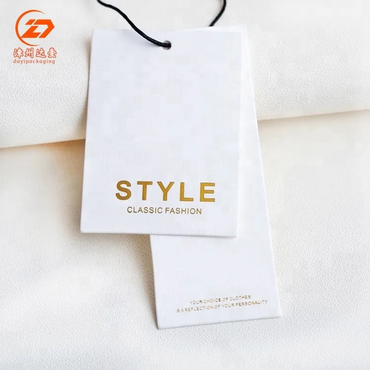 merchandise tags custom