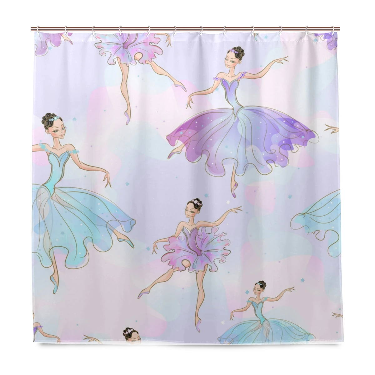 

Customs print fashion cute waterproof polyester washable shower customs patterns large size hot sale, Customized color