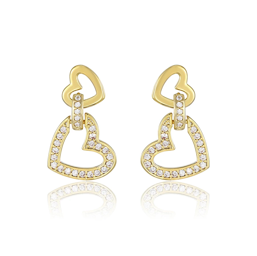 

earring-1010 xuping crystal earrings jewelry gold fashion earrings trend 2021 model earrings for wedding