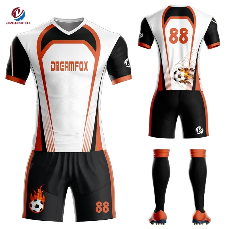 Professional Soccer Team Jersey Custom Stripe Youth Soccer Jerseys