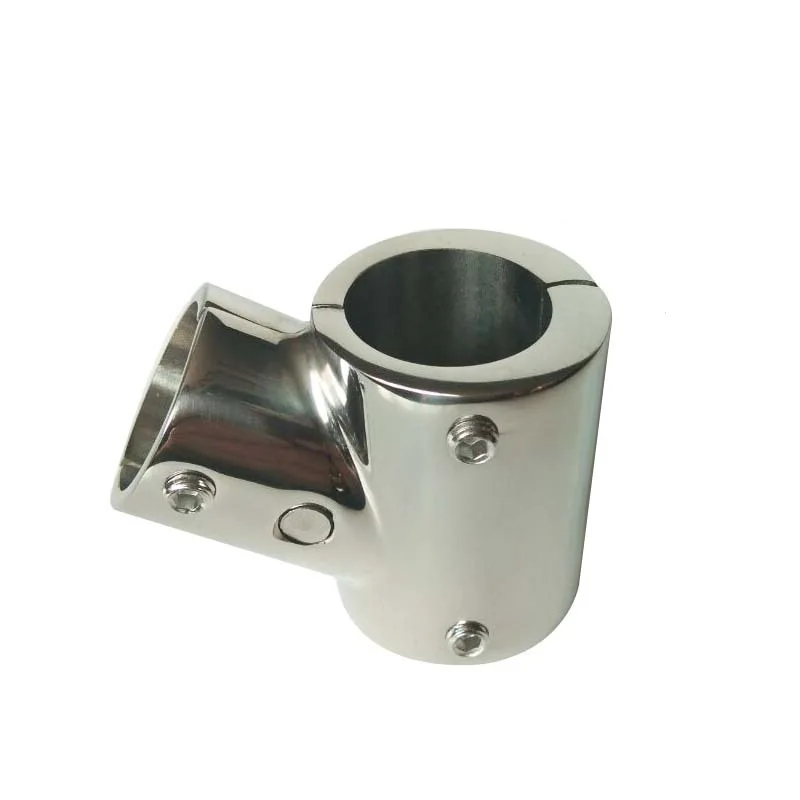 

Stainless steel 60 inclined tee pipe connector 22mm separable awning Marine general hardware fittings