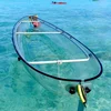 Factory custom abs sheet plus acrylic vacuum form fishing kayak pedal drive