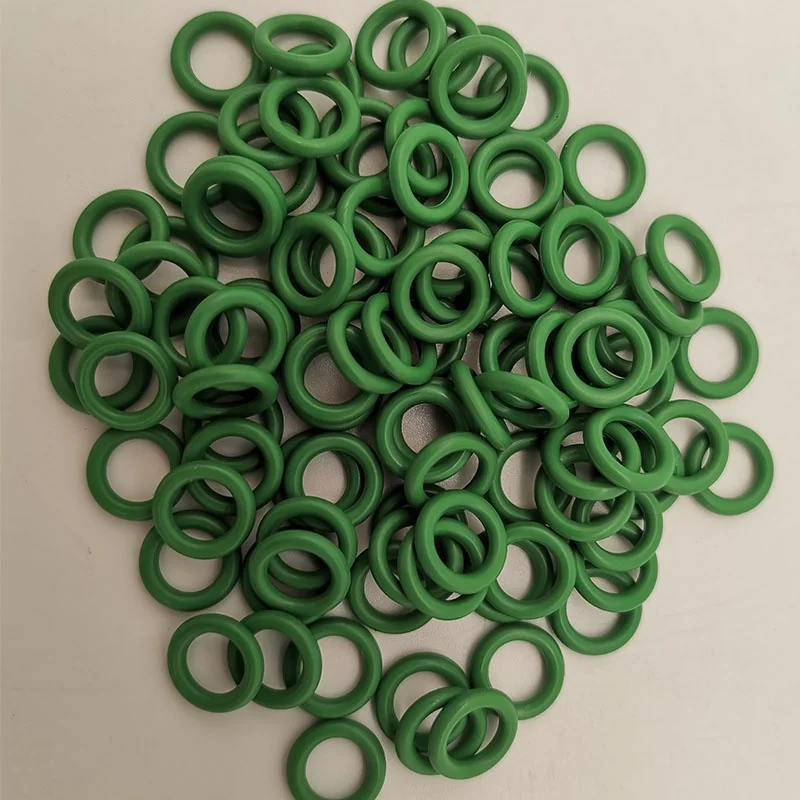

NBR material Oring size  R134 Green o rings for auto ac parts